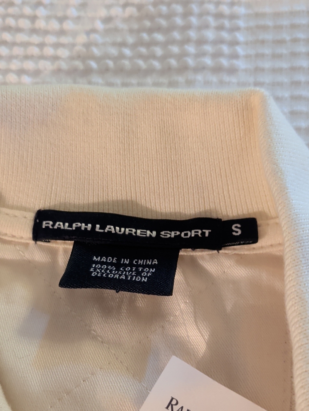 Ralph Lauren 1967 Bleeckers Cup Polo Shirt - Cream with Gold Embroidery - Picture 6 of 13